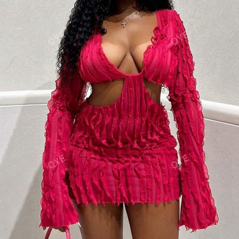 Hot Pink Mini Dress